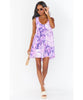 Weekend Mini Dress Purple Tie Dye - clearpathherbicide