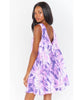 Weekend Mini Dress Purple Tie Dye - miamidrugpossession