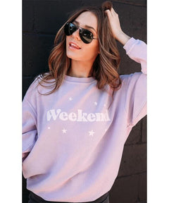 Weekends Waffle Sweatshirt - clearpathherbicide