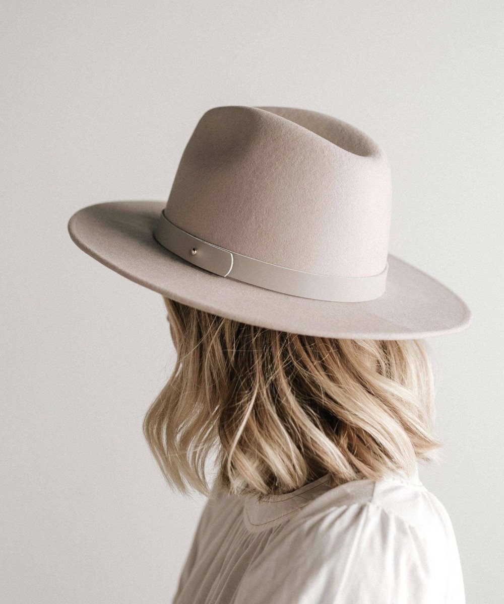 Wes Ivory Flat Brim Fedora - miamidrugpossession