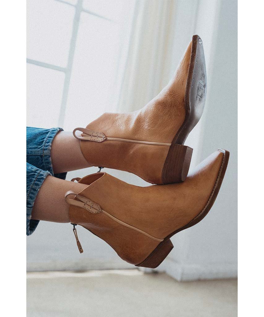 Wesley Ankle Boot Tan - miamidrugpossession