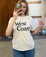 West Coast Vintage White Unisex Tee - miamidrugpossession