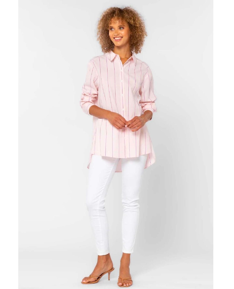 Westerly Button Down Pink - miamidrugpossession