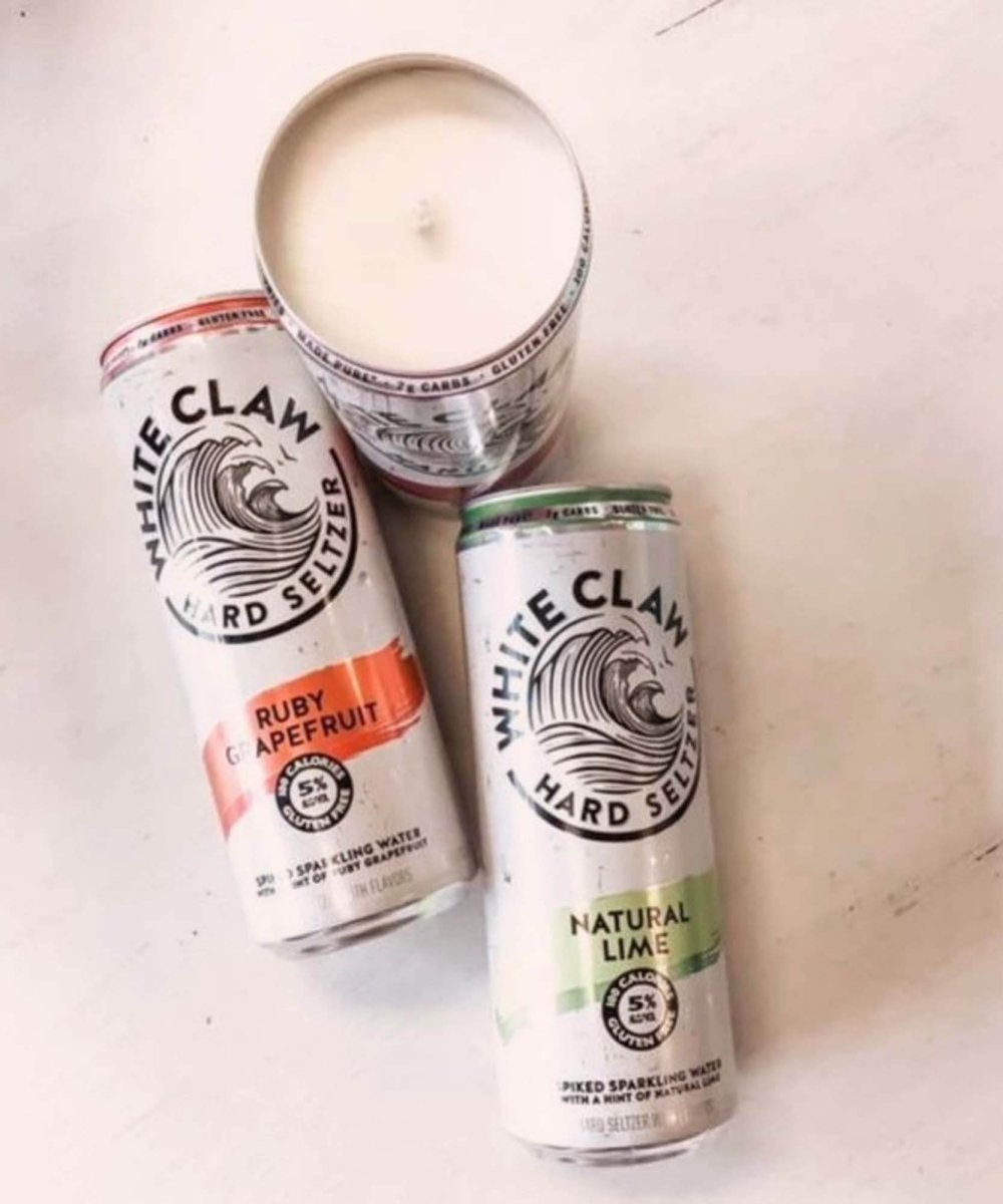 White Claw Candle Lemon - PINK ARROWS