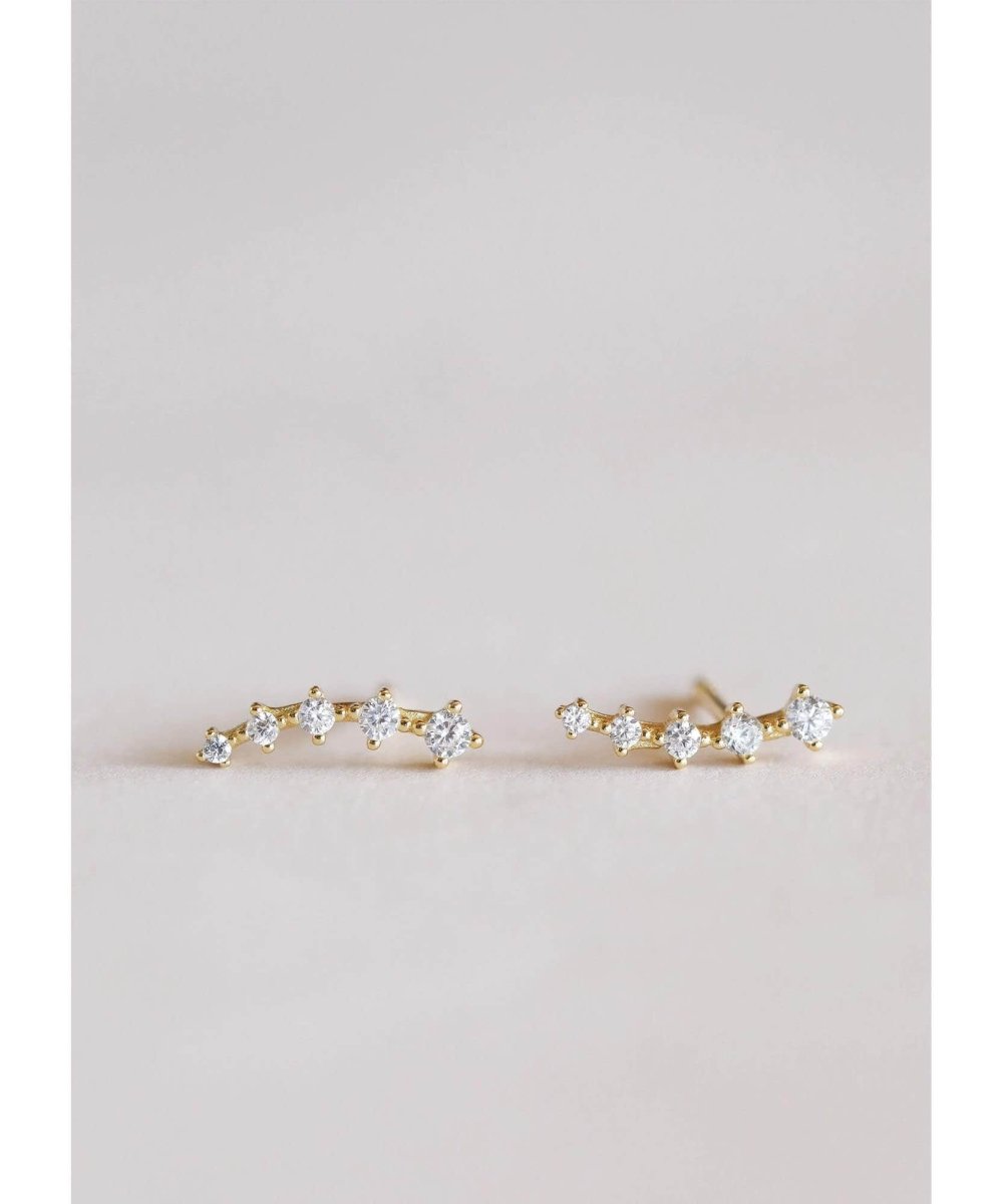 White Crawler Earrings - clearpathherbicide