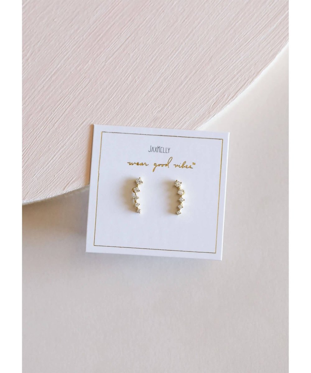 White Crawler Earrings - miamidrugpossession