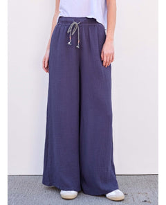 Wide Leg Pant Deep Sea Navy - clearpathherbicide