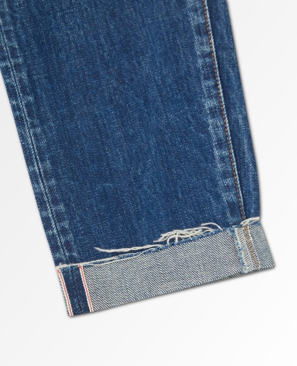 Wilbur Mid - rise Tapered Vintage Blue Jeans - clearpathherbicide