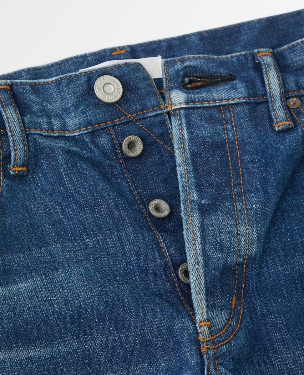 Wilbur Mid - rise Tapered Vintage Blue Jeans - clearpathherbicide