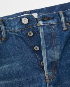 Wilbur Mid - rise Tapered Vintage Blue Jeans - miamidrugpossession