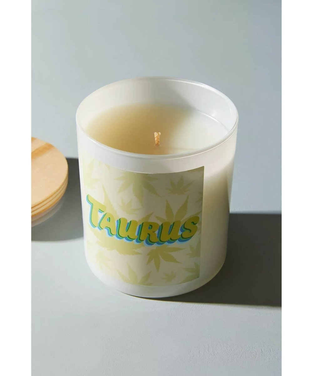 Wild Rose Shop Zodiac Candle - Aloe and Agave - clearpathherbicide