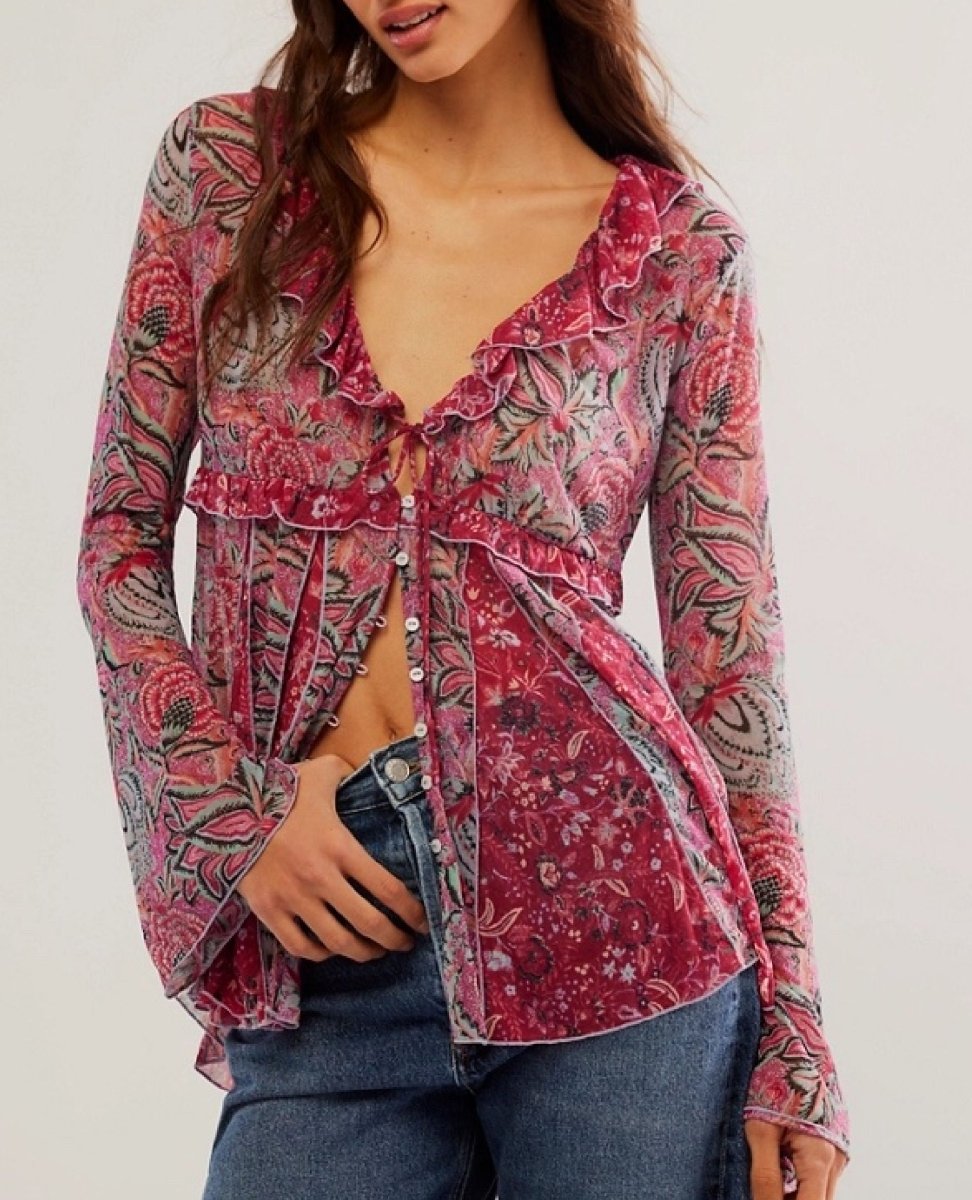 Wildest Dream Tunic Raspberry - miamidrugpossession