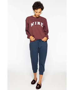 WINE Willow Crewneck - clearpathherbicide