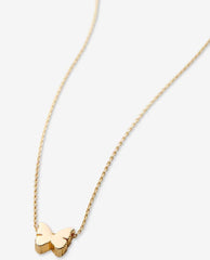 Wings to Fly Icon Necklace Gold - PINK ARROWS