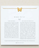 Wings to Fly Icon Necklace Gold - clearpathherbicide