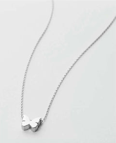 Wings to Fly Icon Necklace Silver - clearpathherbicide