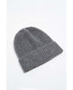 Winnie Waffle Cuff Beanie Charcoal - miamidrugpossession