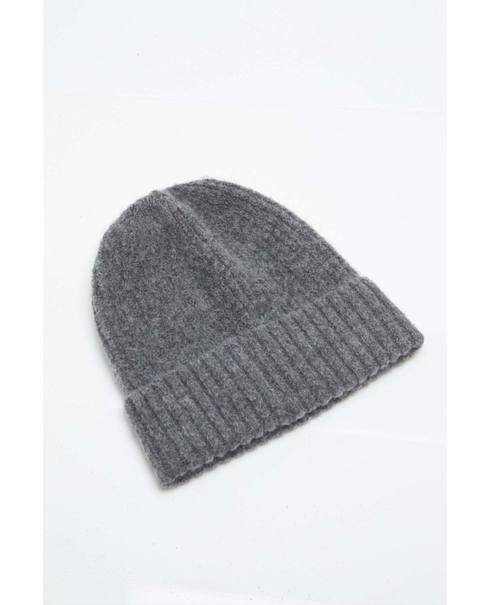 Winnie Waffle Cuff Beanie Charcoal - clearpathherbicide