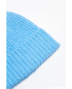 Winnie Waffle Cuff Beanie Cornflower - miamidrugpossession