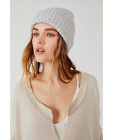 Winnie Waffle Cuff Beanie Heather Grey - miamidrugpossession