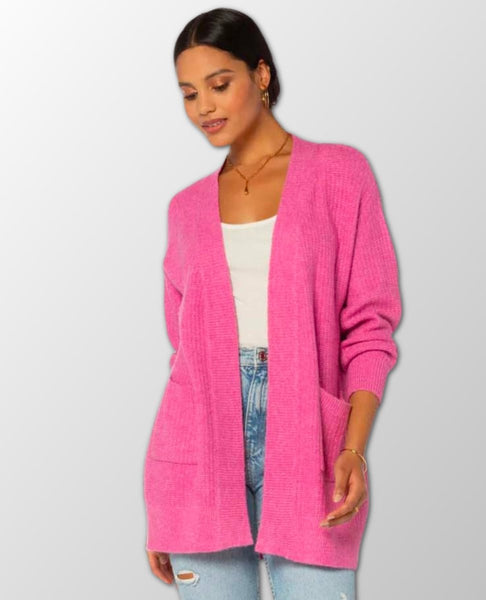 Winona Open Cardi Pink - miamidrugpossession