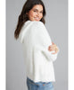 Winter White Fuzzy Sweater Jacket - clearpathherbicide