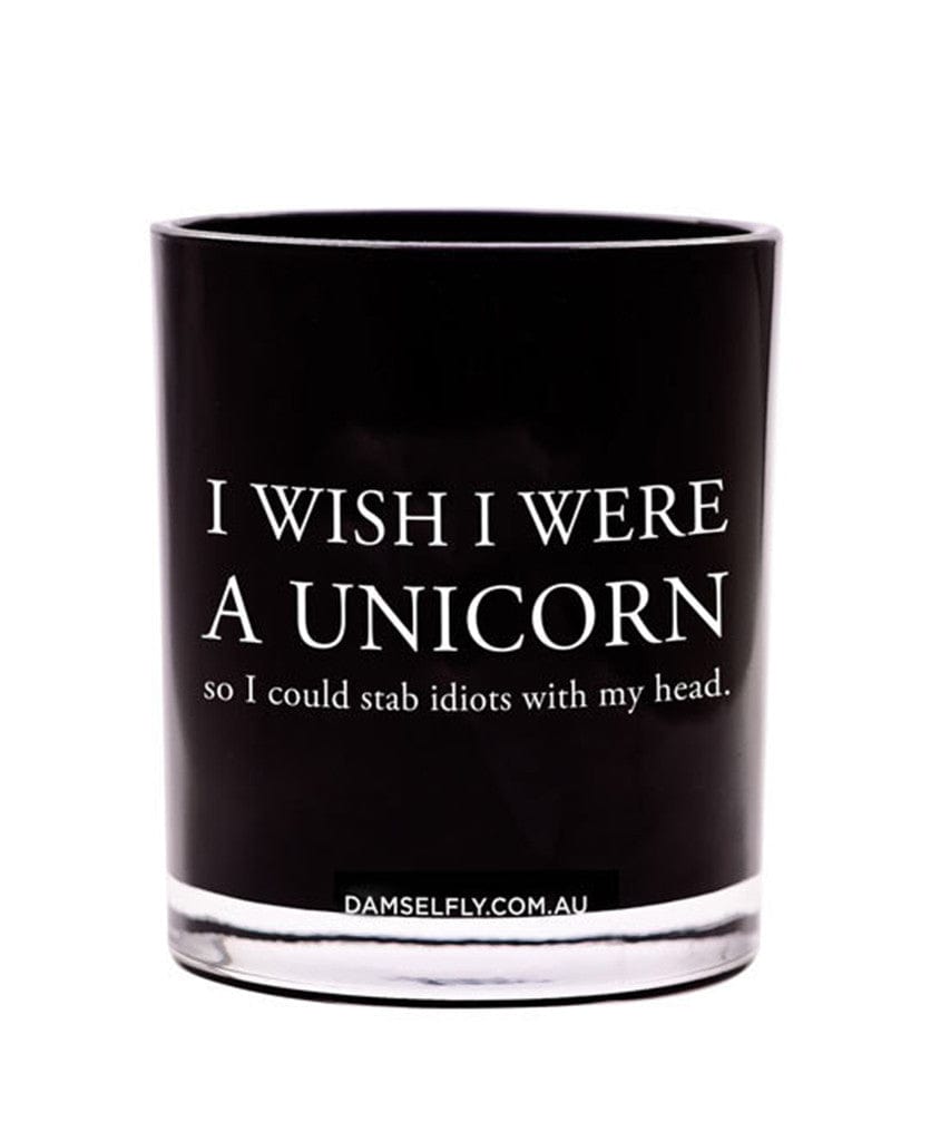 Wish I were a unicorn Candle - clearpathherbicide