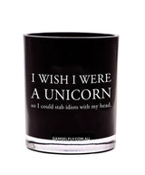 Wish I were a unicorn Candle - clearpathherbicide