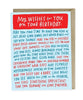 Wishes Birthday Card - miamidrugpossession