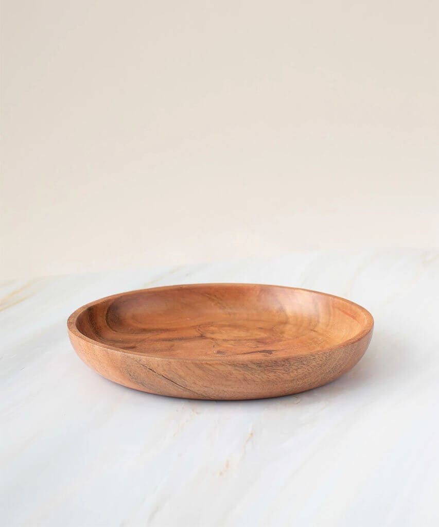 Wooden Candle Plate - clearpathherbicide