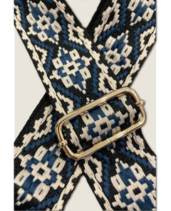 Woven Purse Shoulder Strap Dark Blue - clearpathherbicide