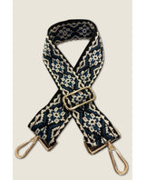 Woven Purse Shoulder Strap Dark Blue - clearpathherbicide