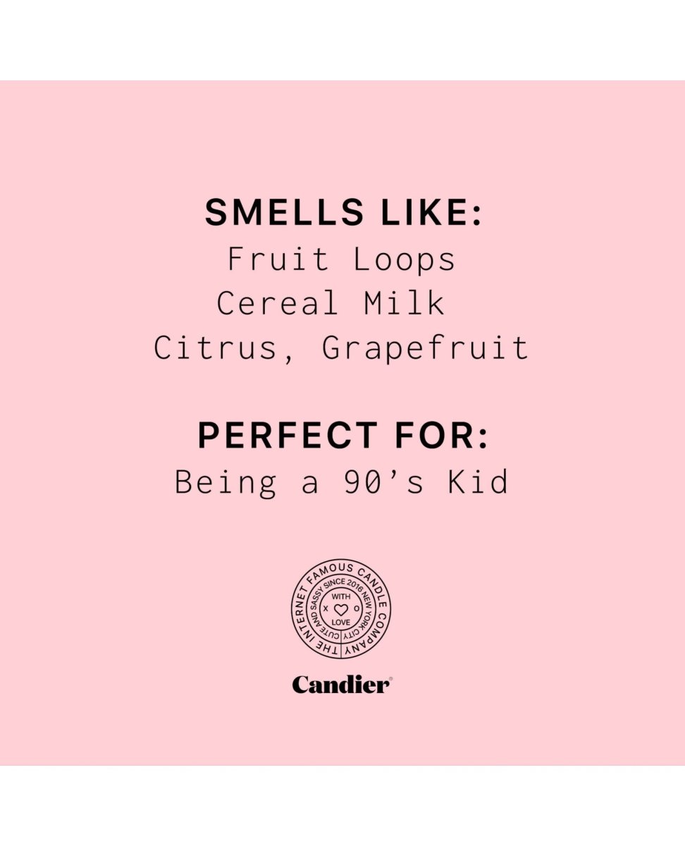 Yo, I Can't Adult Today Cereal Candle - miamidrugpossession