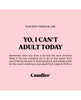 Yo, I Can't Adult Today Cereal Candle - miamidrugpossession