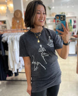 Yoga Skeleton Vintage Black Unisex Tee - miamidrugpossession