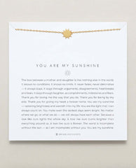 You Are My Sunshine Icon Necklace 14K Gold - PINK ARROWS