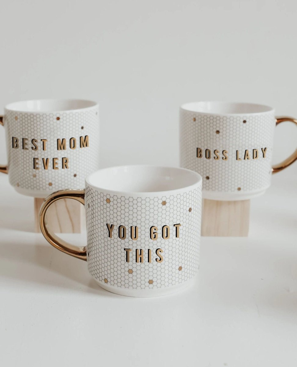 You Got This Tile Coffee Mug - PINK ARROWS