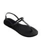 You Riviera Maxi Sandal Black Crystal - clearpathherbicide