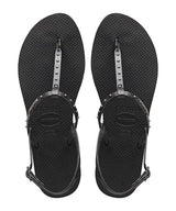 You Riviera Maxi Sandal Black Crystal - clearpathherbicide