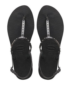 You Riviera Maxi Sandal Black Crystal - clearpathherbicide