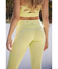 You're A Peach Legging Key Lime - PINK ARROWS