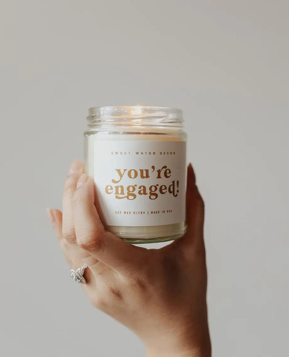 You're Engaged Soy Candle - miamidrugpossession