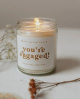 You're Engaged Soy Candle - miamidrugpossession