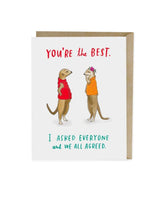 You're the Best Thank You Card - miamidrugpossession