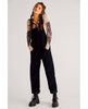 Ziggy Black Corduroy Overalls - clearpathherbicide