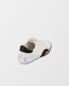 Zina Sneakers White Black Leather - PINK ARROWS