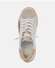 Zina Sneakers White Tan Leather - miamidrugpossession