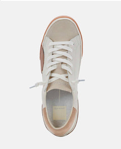 Zina Sneakers White Tan Leather - clearpathherbicide