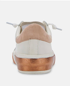 Zina Sneakers White Tan Leather - clearpathherbicide