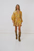 Freda Boho Mini Dress Amber